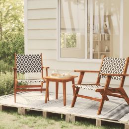 Patio Dining Set Solid Acacia Wood