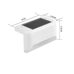 Outdoor Solar Railing Light Stair Light Waterproof LED Step Light (Option: )