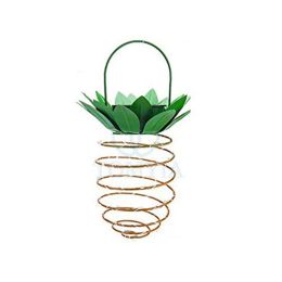 Outdoor Waterproof Garden Pineapple Solar Lights Path Lights Hanging Fairy Lights Solar Led Warm Fairy String Decor (Color: )