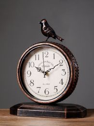 Living Room Creative Ornaments Sitting Clock American Clock (Option: )