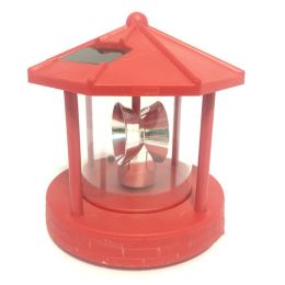 Solar Rotating Lighthouse Outdoor Courtyard Garden Lawn Decorative Lighting Landscape Light (Option: )