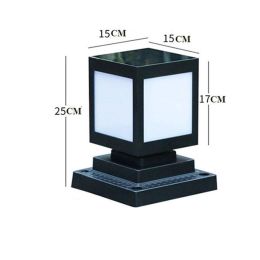 Solar garden lights, landscape lawn wall headlights, waterproof garden lights, plug-in lights (Option: )