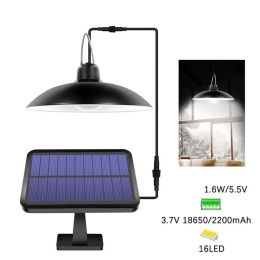 16LED solar chandelier (Option: )