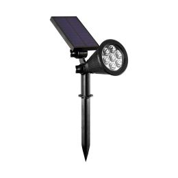 Solar Lawn Light LED Outdoor Waterproof Wall Light RGB Garden Light (Option: )