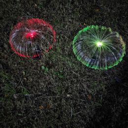Solar Jellyfish Light Fiber Optic Courtyard Christmas Decoration (Option: )